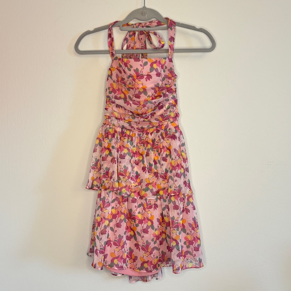 Amanda Uprichard Floral Violina Dress in Jolie - Picture 3 of 8